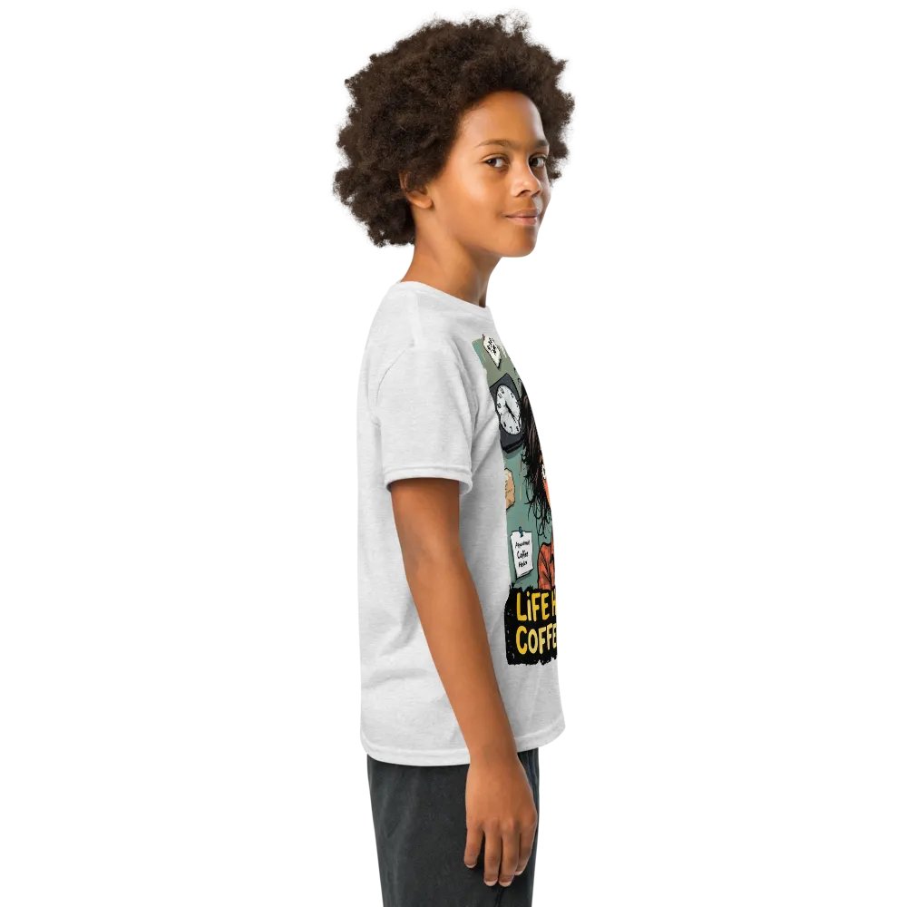 Life Happens Coffee Lover's Youth Tee product image (68)