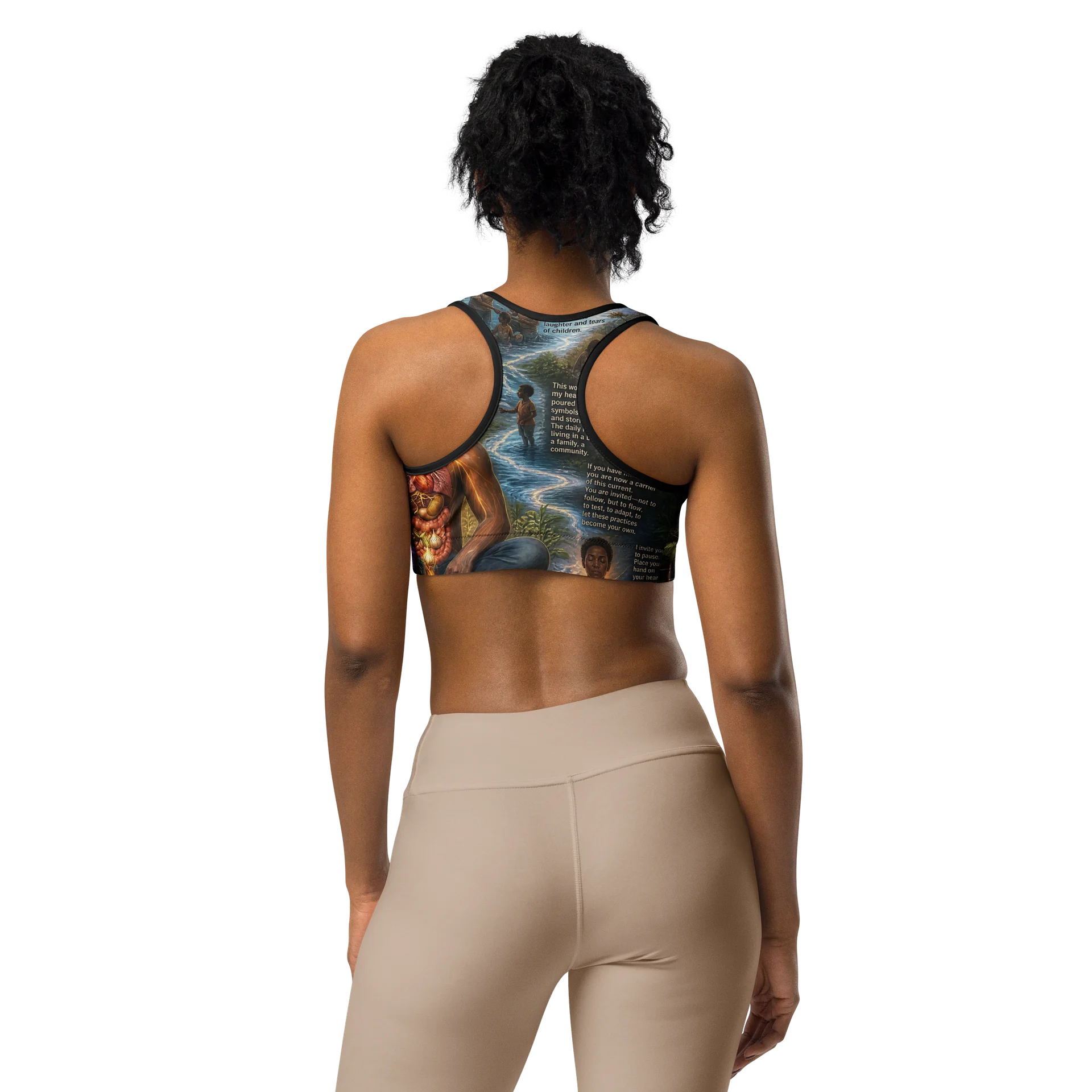 Apothecary Chronicles All-Over Print Sports Bra product image (3)