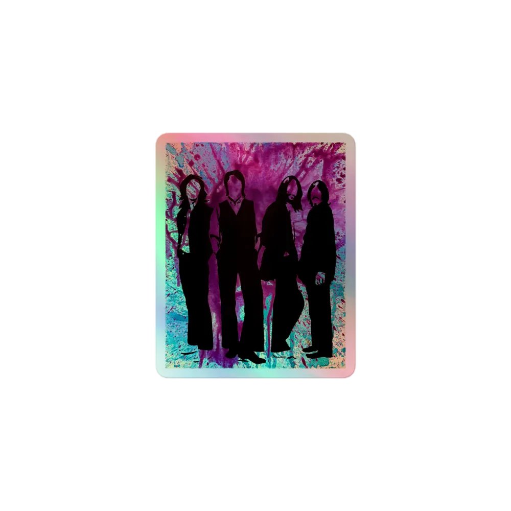 The Beatles Silhouette Holographic Sticker product image (1)