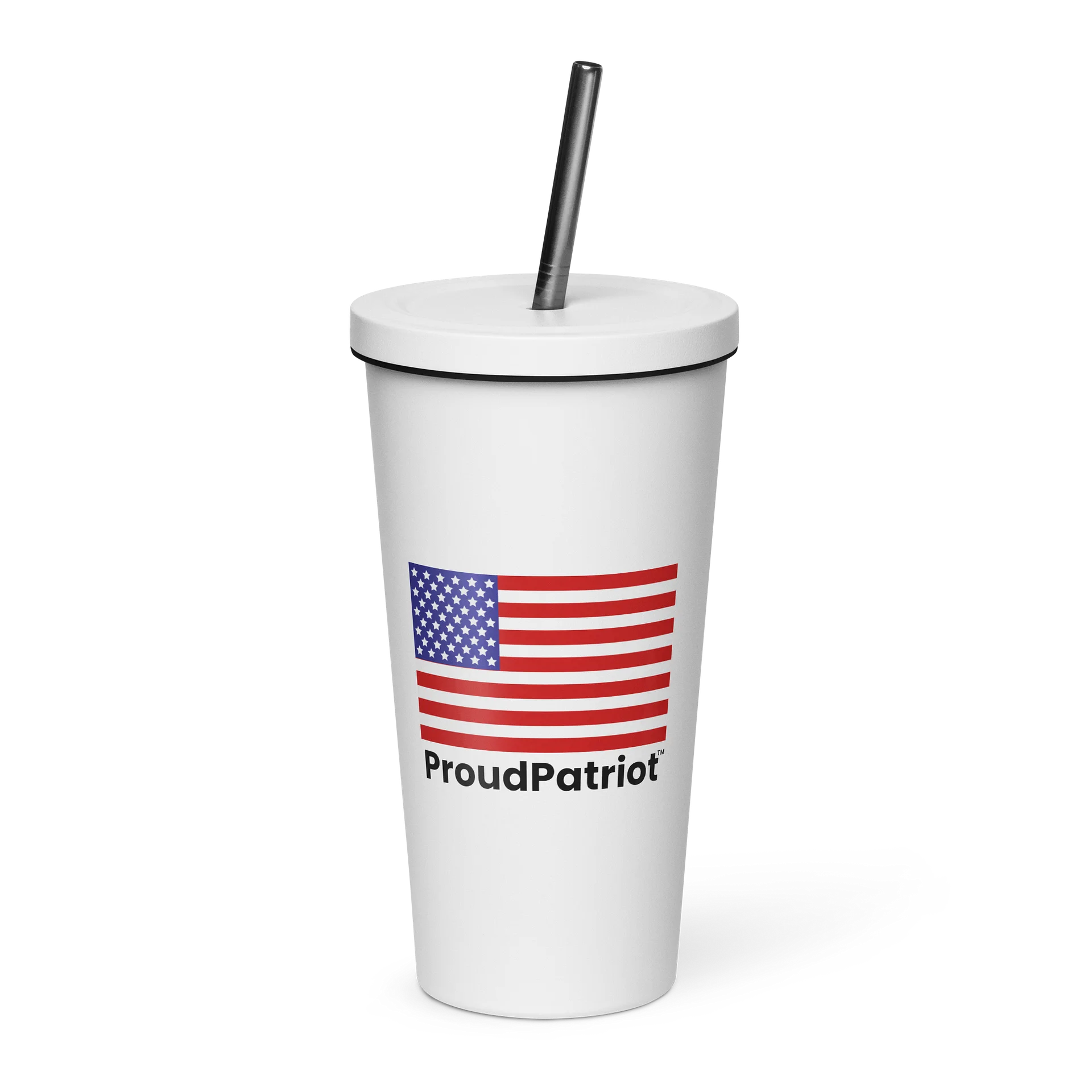 Insulated Tumbler with a Straw 20 oz product image (1)
