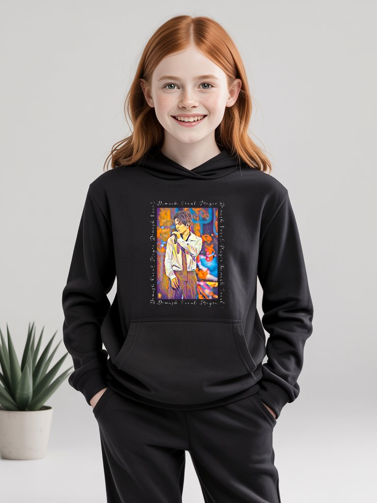 Singer From Kazakhstan Kids Gildan Unisex Hoodie product image (1)