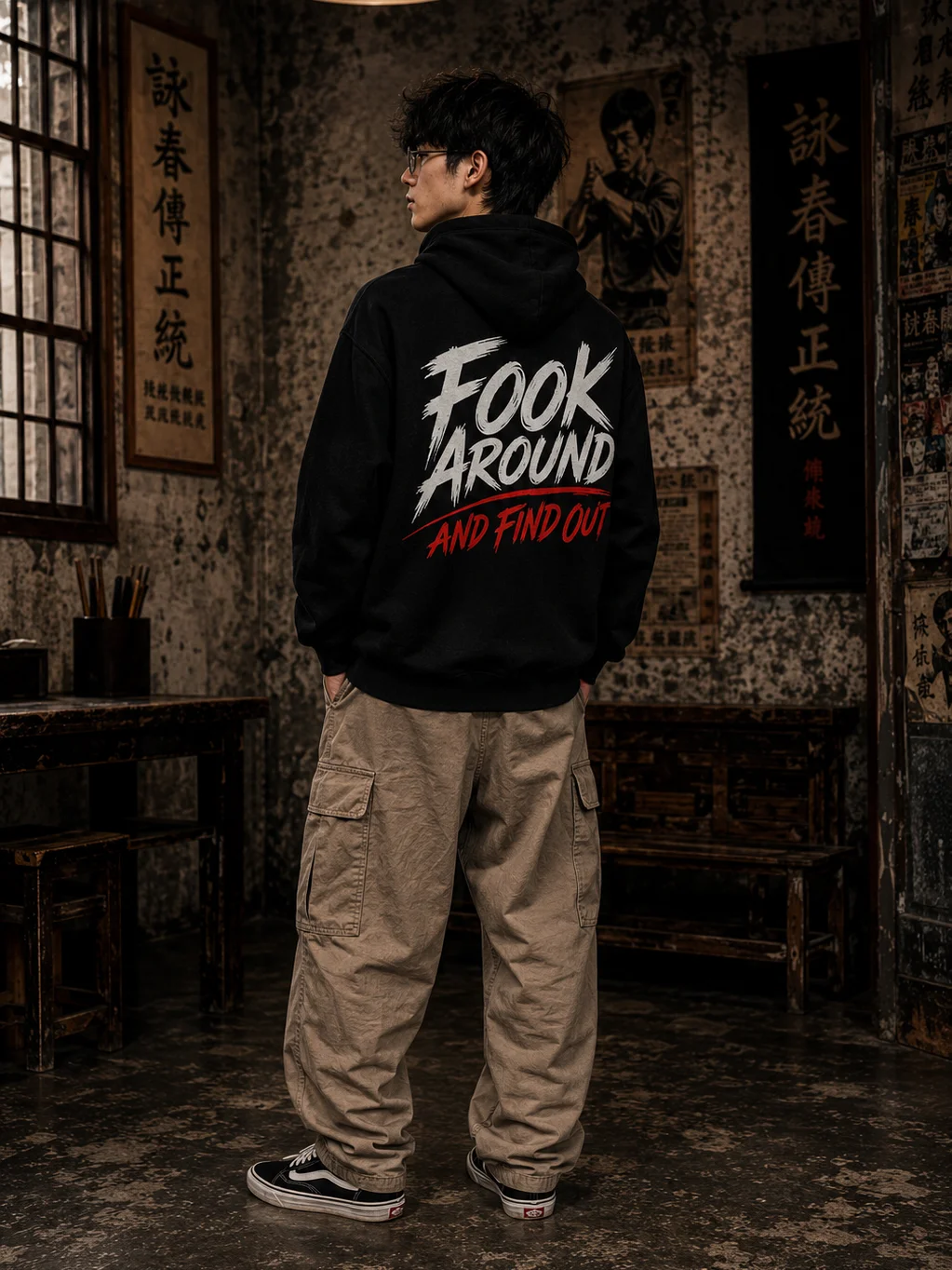 Fook Around and Find Out Heavy Street Hoodie product image (3)