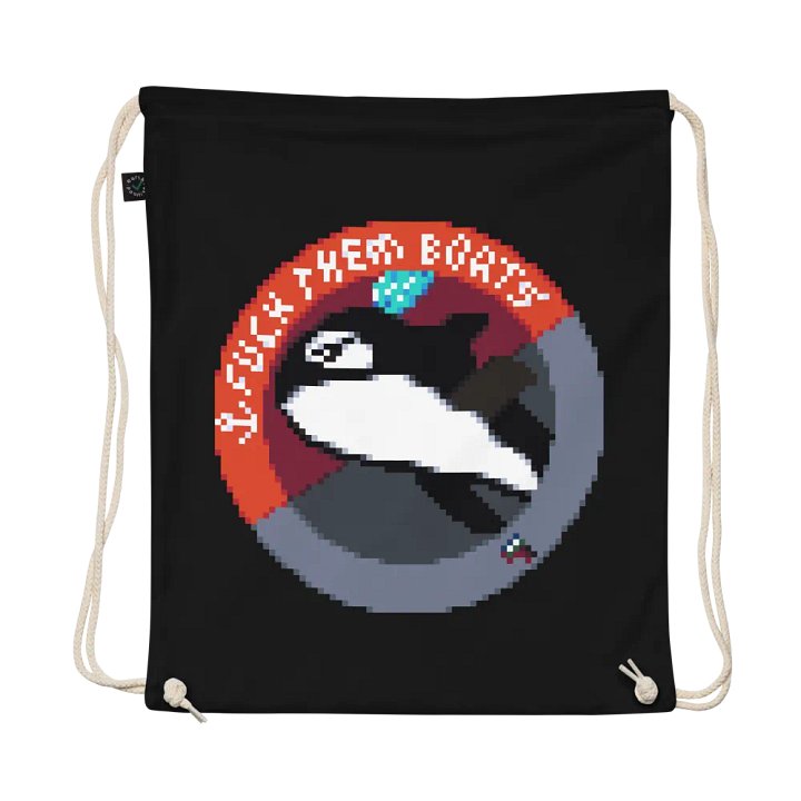 Fuck Them Boats Drawstring Bag product image (1)