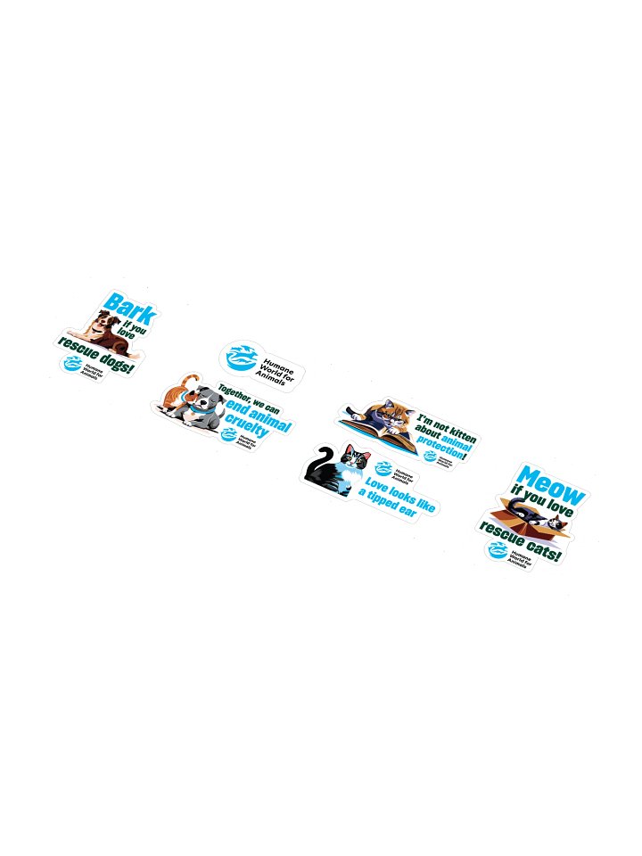 Companion animals sticker pack – Set of 6 product image (2)