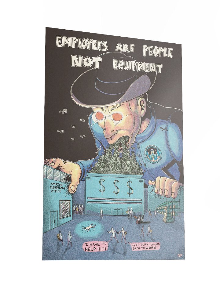 "Amazon Is A Deathtrap" Print product image (2)