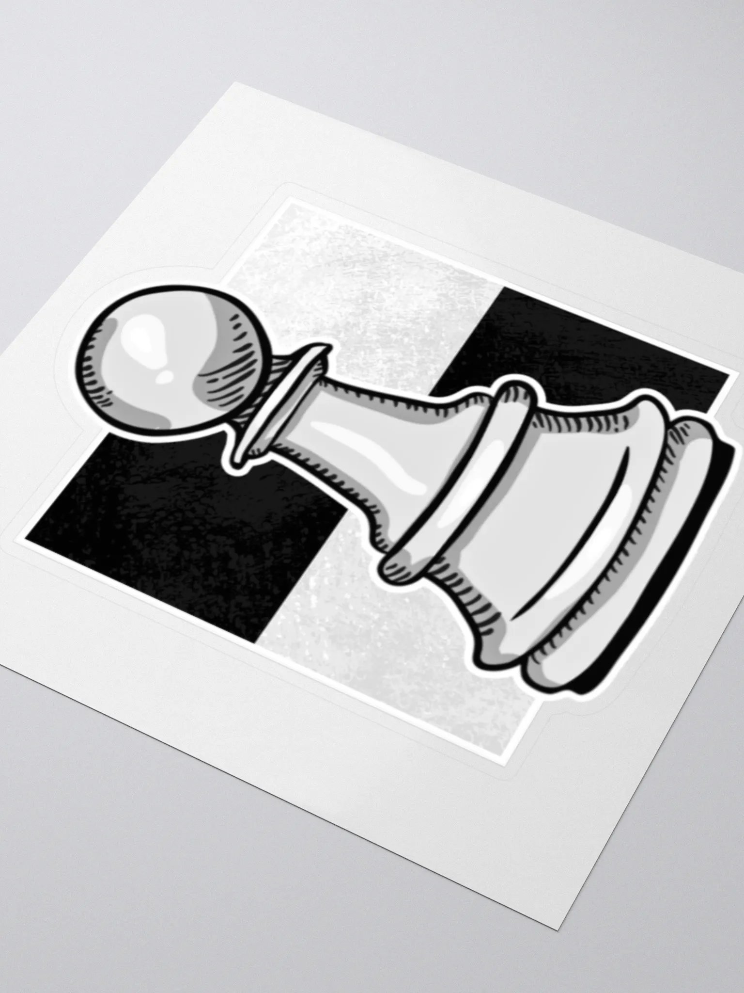 White Pawn Sticker product image (7)