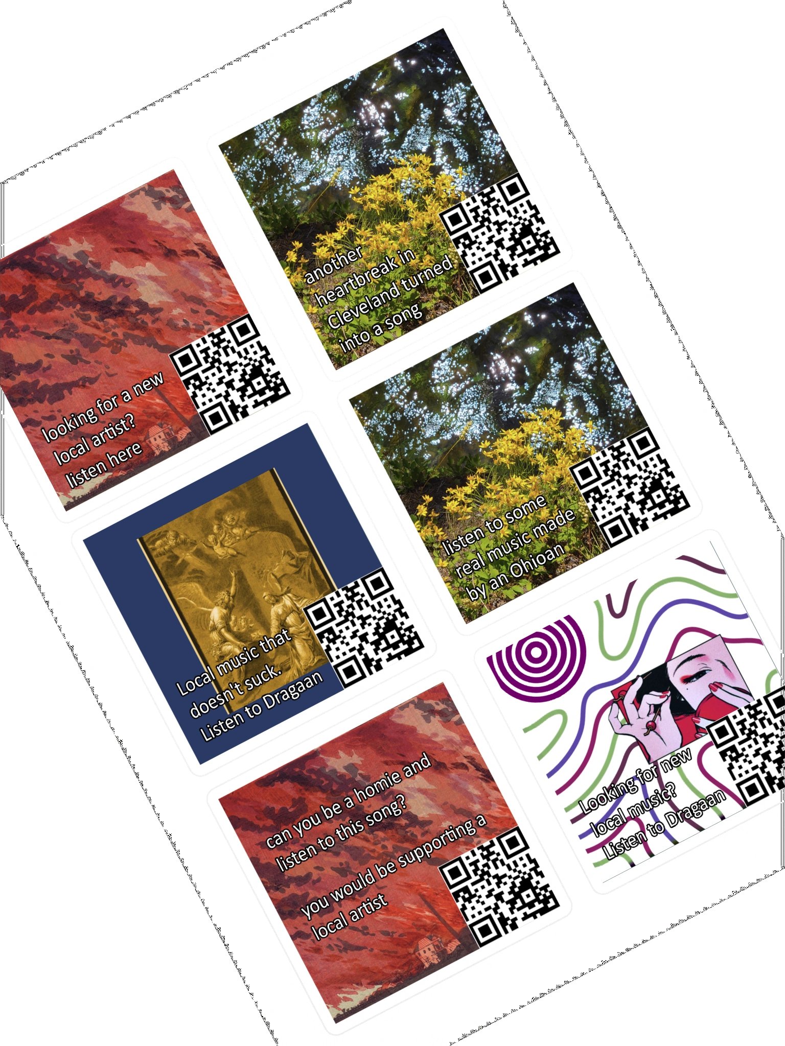 LOCAL Dragaan Street Team Sticker Sheet product image (1)
