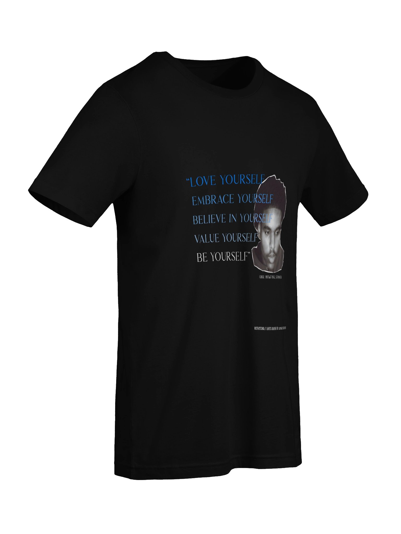 MOTIVATIONAL T-SHIRT - BLUE LETTERS product image (9)