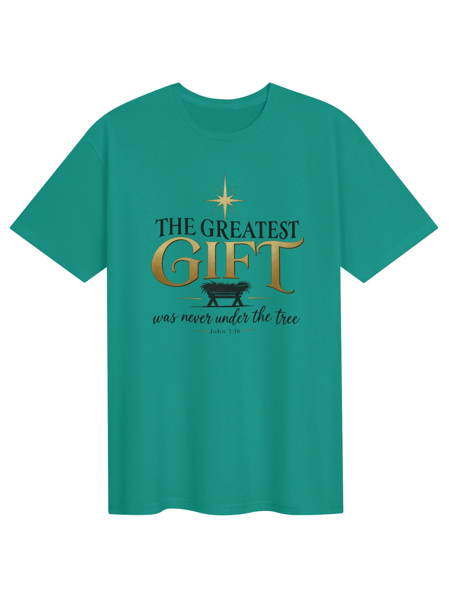 The Greatest Gift Christmas Tee | John 3:16 product image (101)