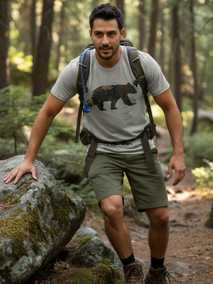 Camo Bear T-Shirt product image (2)