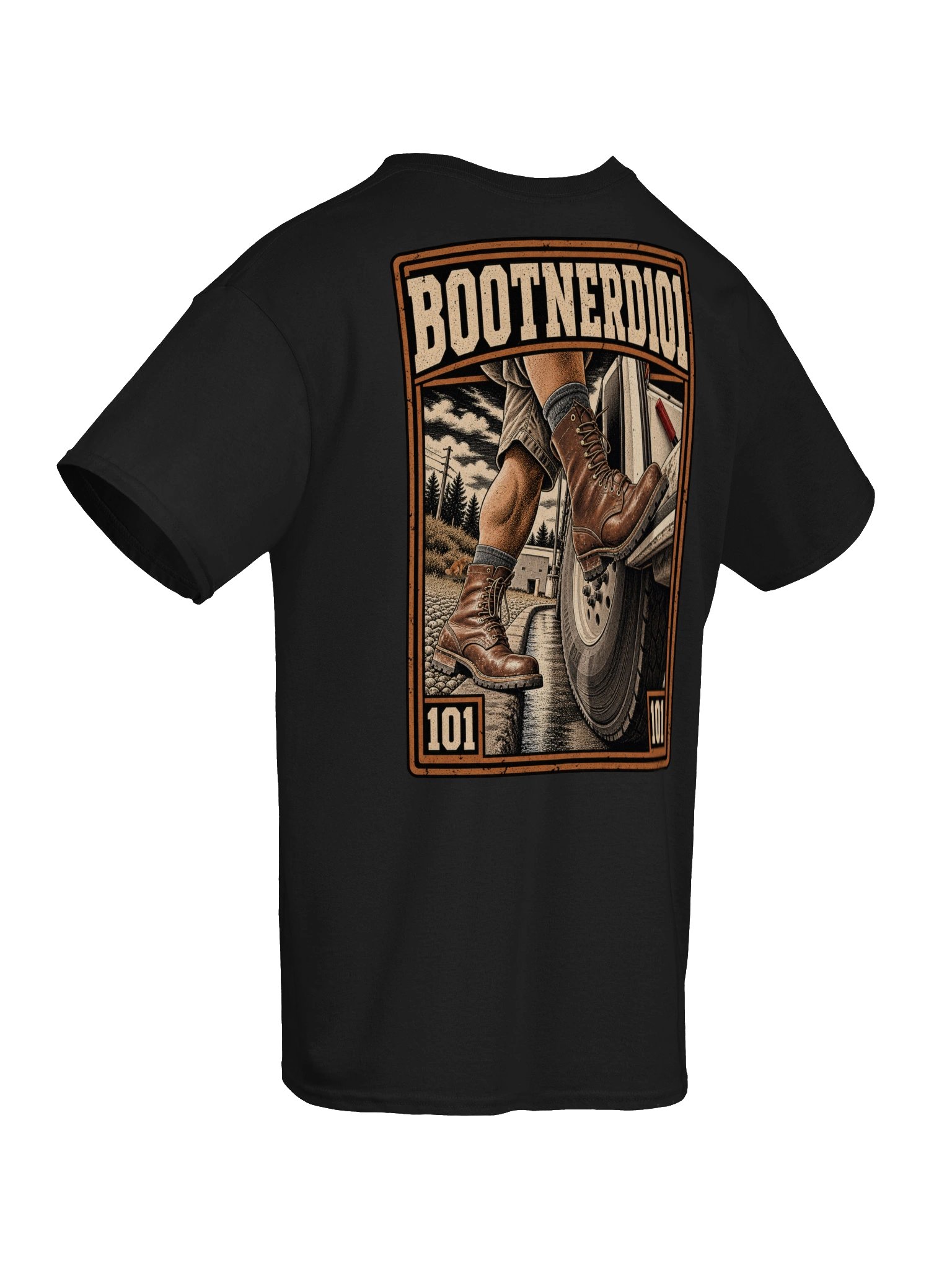 BootNerd101 at work Logo Tee product image (8)
