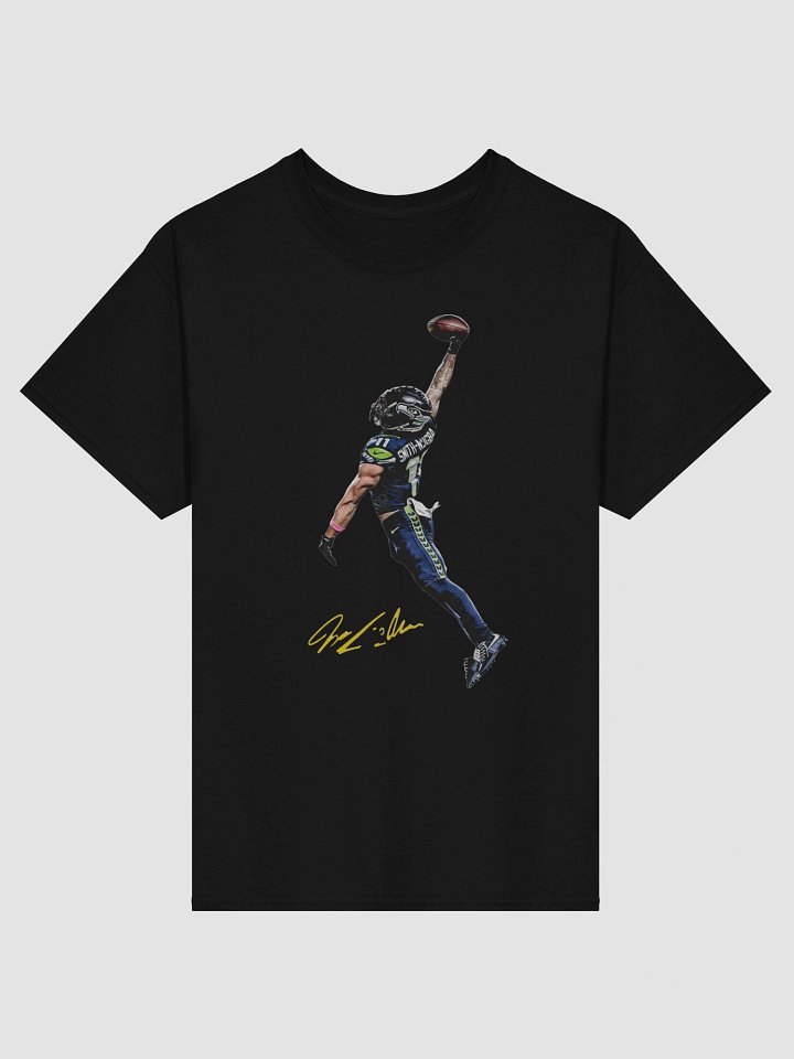 Jaxon Smith-Njigba Posterized T-Shirt - JSN Seattle Seahawks Vintage Style Graphic Tee - NFL Football Apparel product image (1)
