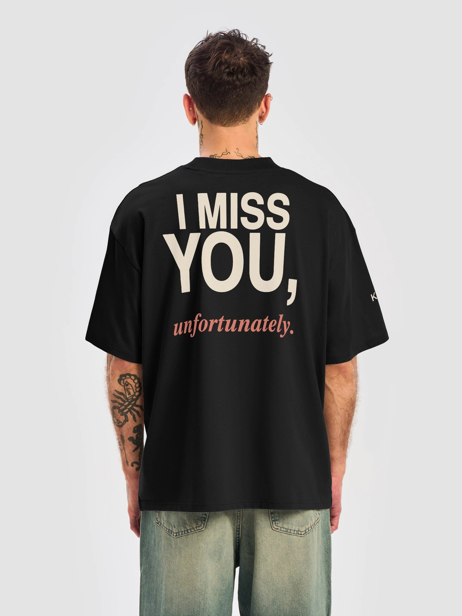 I Miss You, Unfortunately — Oversized Tee product image (5)