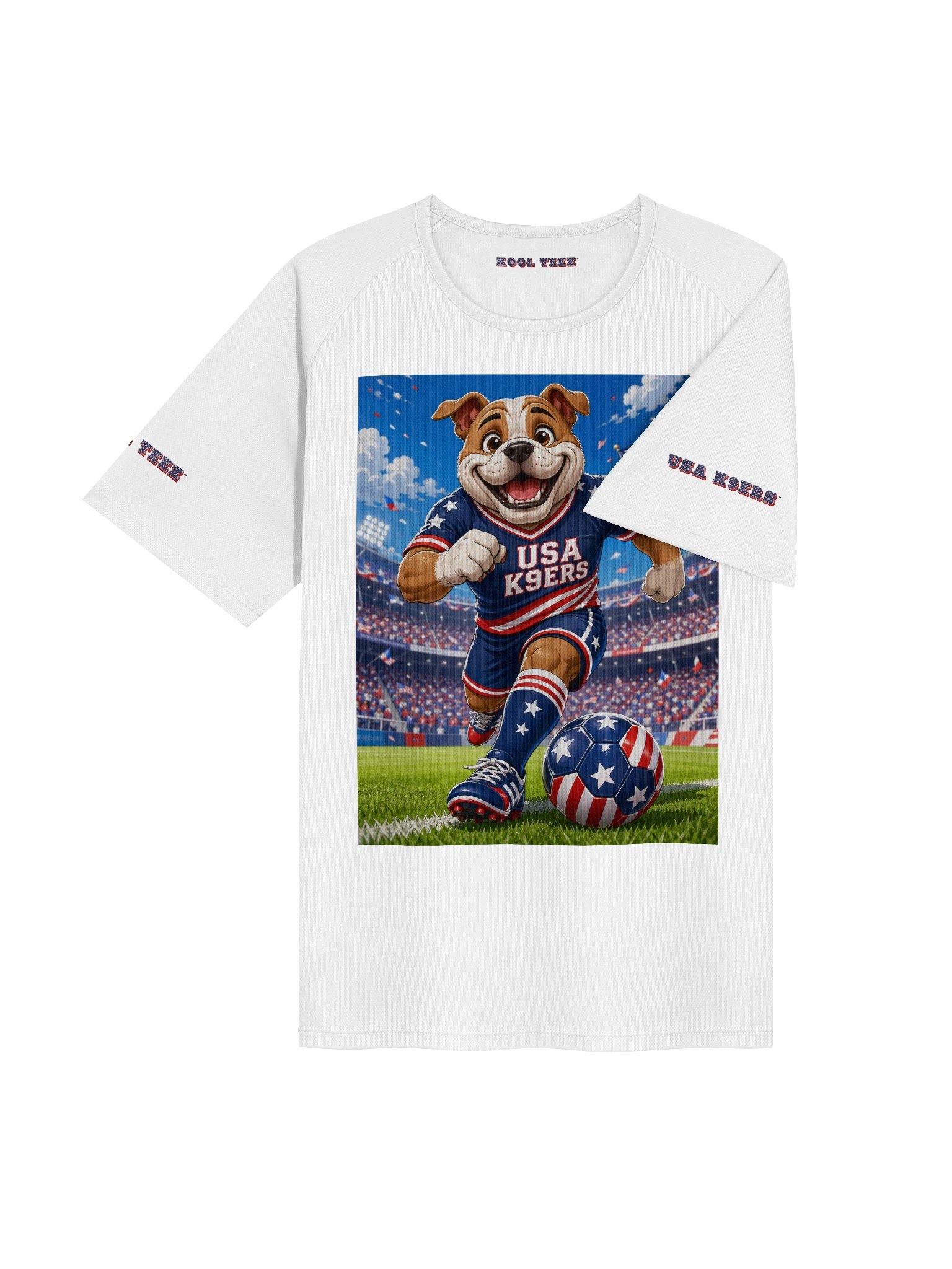 USA K9ERS Soccer Bulldog Unisex Sports Jersey product image (4)