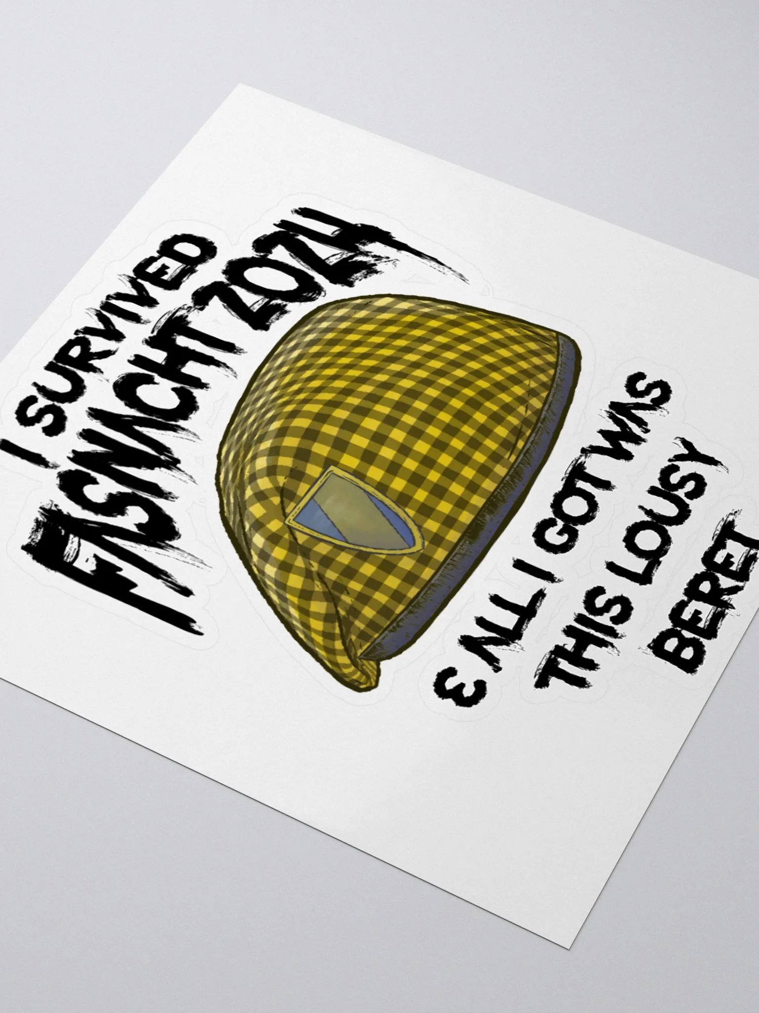 Beret Kiss Cut product image (3)