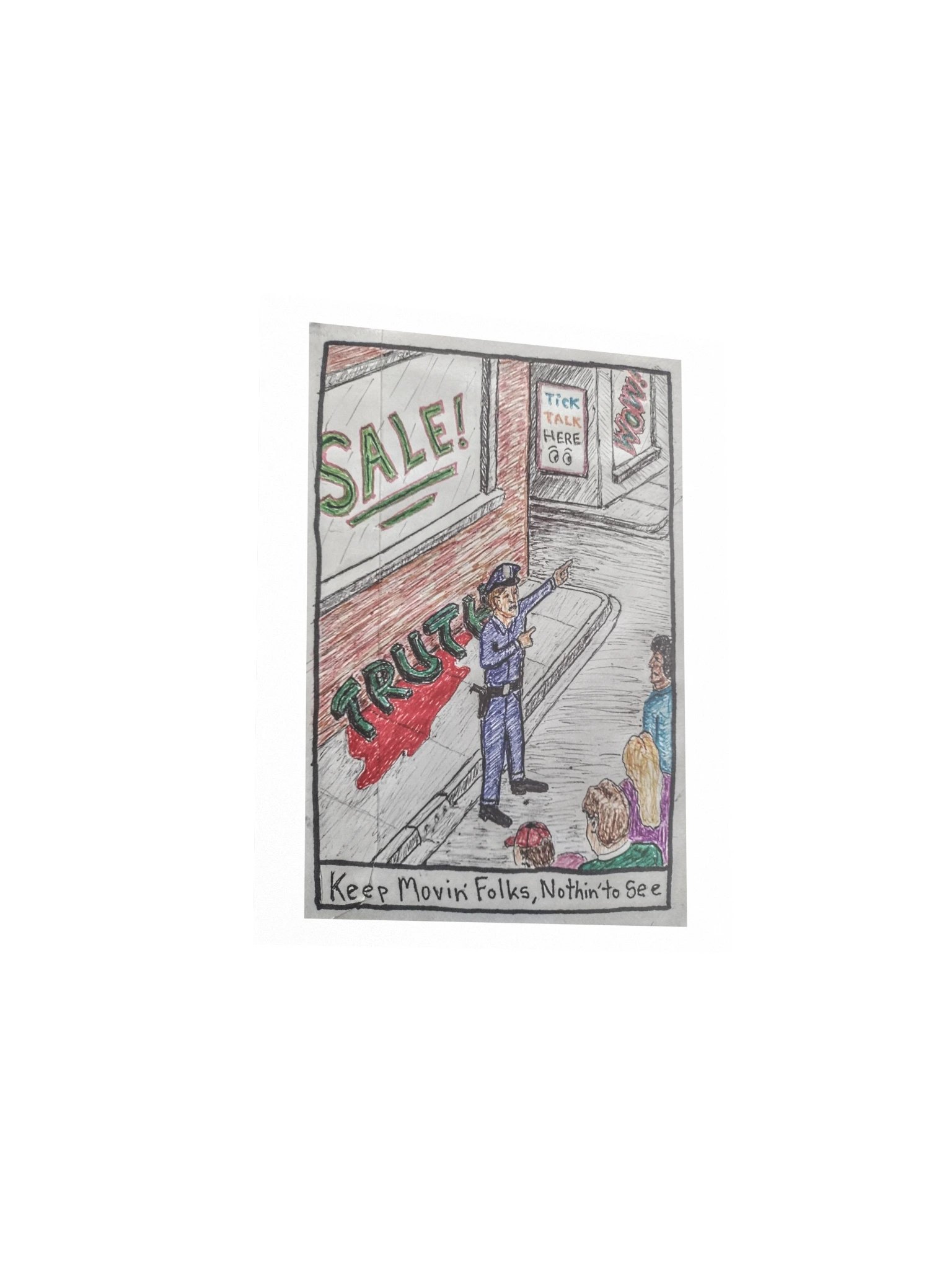 Keep Movin' Folks Print product image (7)