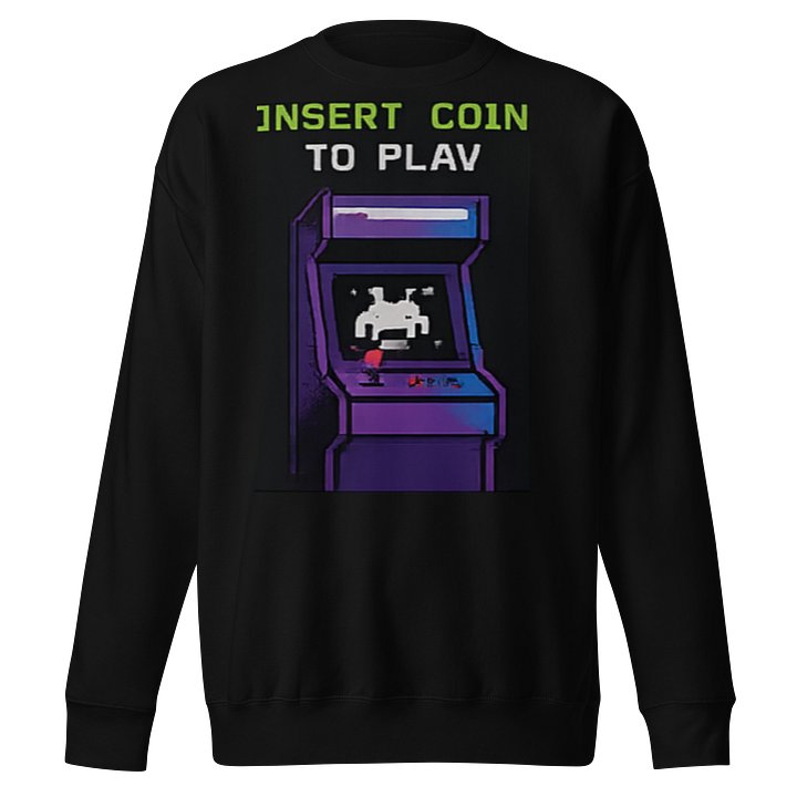 Retro Arcade "Insert Coin To Play" Premium Hoodie product image (1)