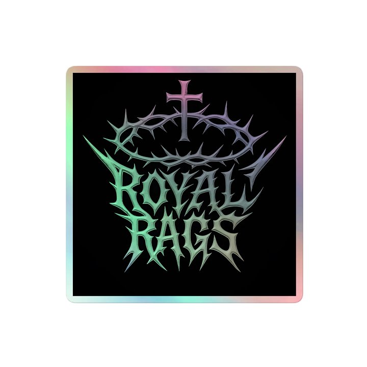Classic Royal Rags Sticker Holographic product image (2)