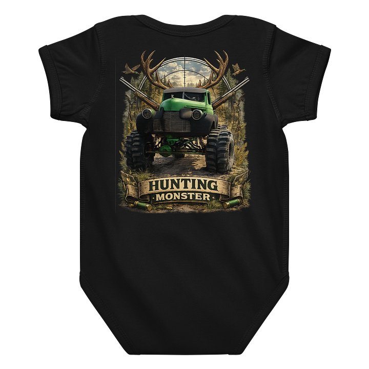 Hunting Monster Baby Jersey Bodysuit product image (4)