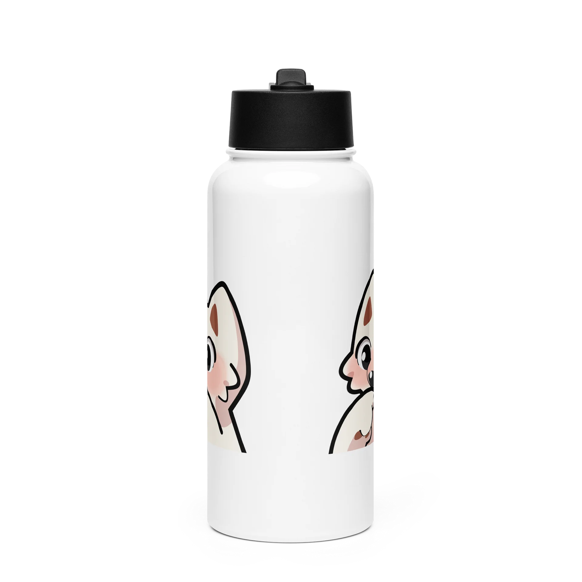 Shy Stainless Steel Water Bottle with a Straw product image (2)