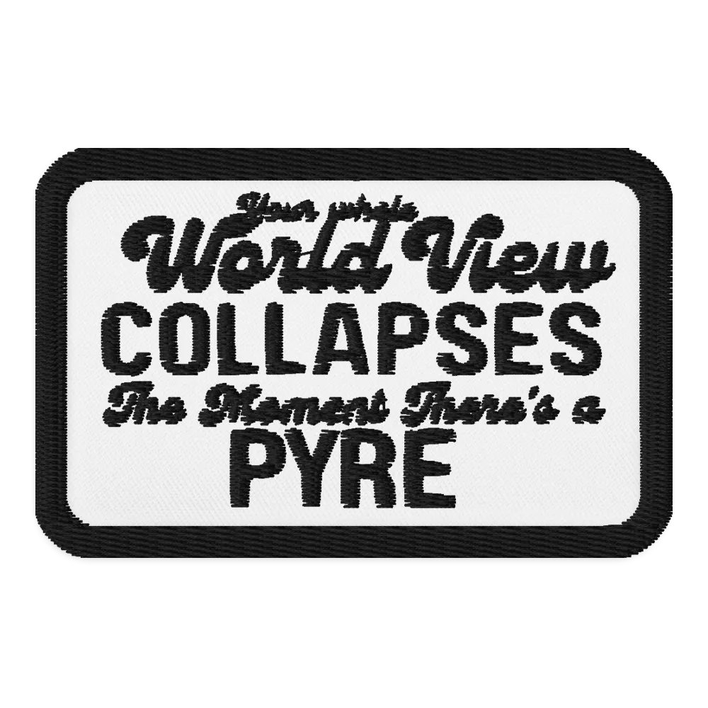 Whole World View Set On Fire | Embroidered Patches by Allcolor product image (5)