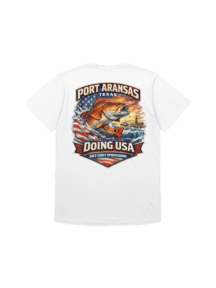Port Aransas Sportfishing Tee - Back Printed product image (112)