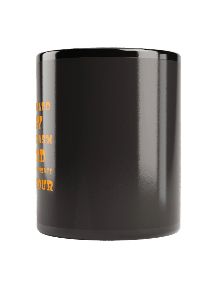 Fuelled by Sarcasm Black Mug product image (4)
