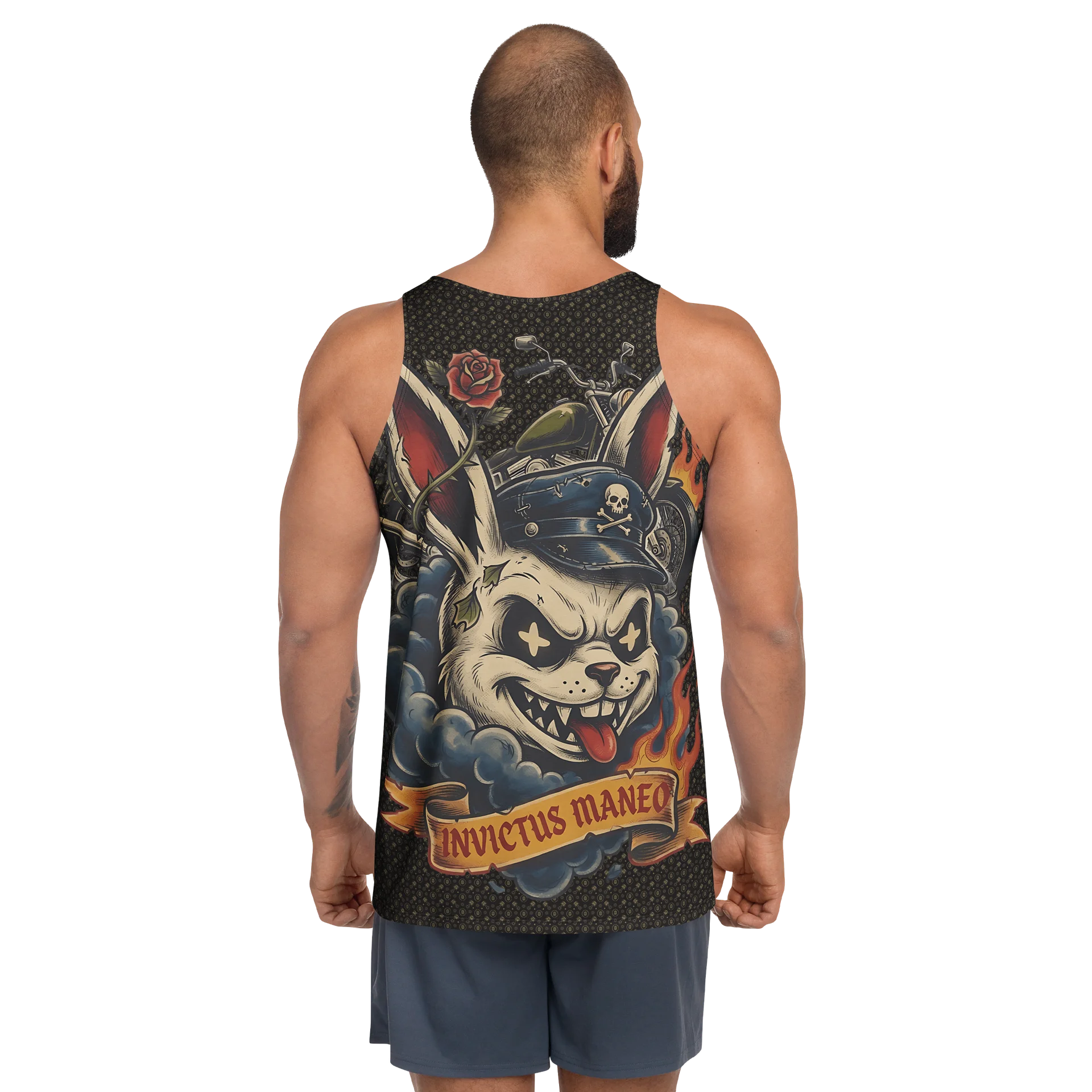 Lepus Ferox Ink'd — Rider Hare Allover Tank Top product image (4)