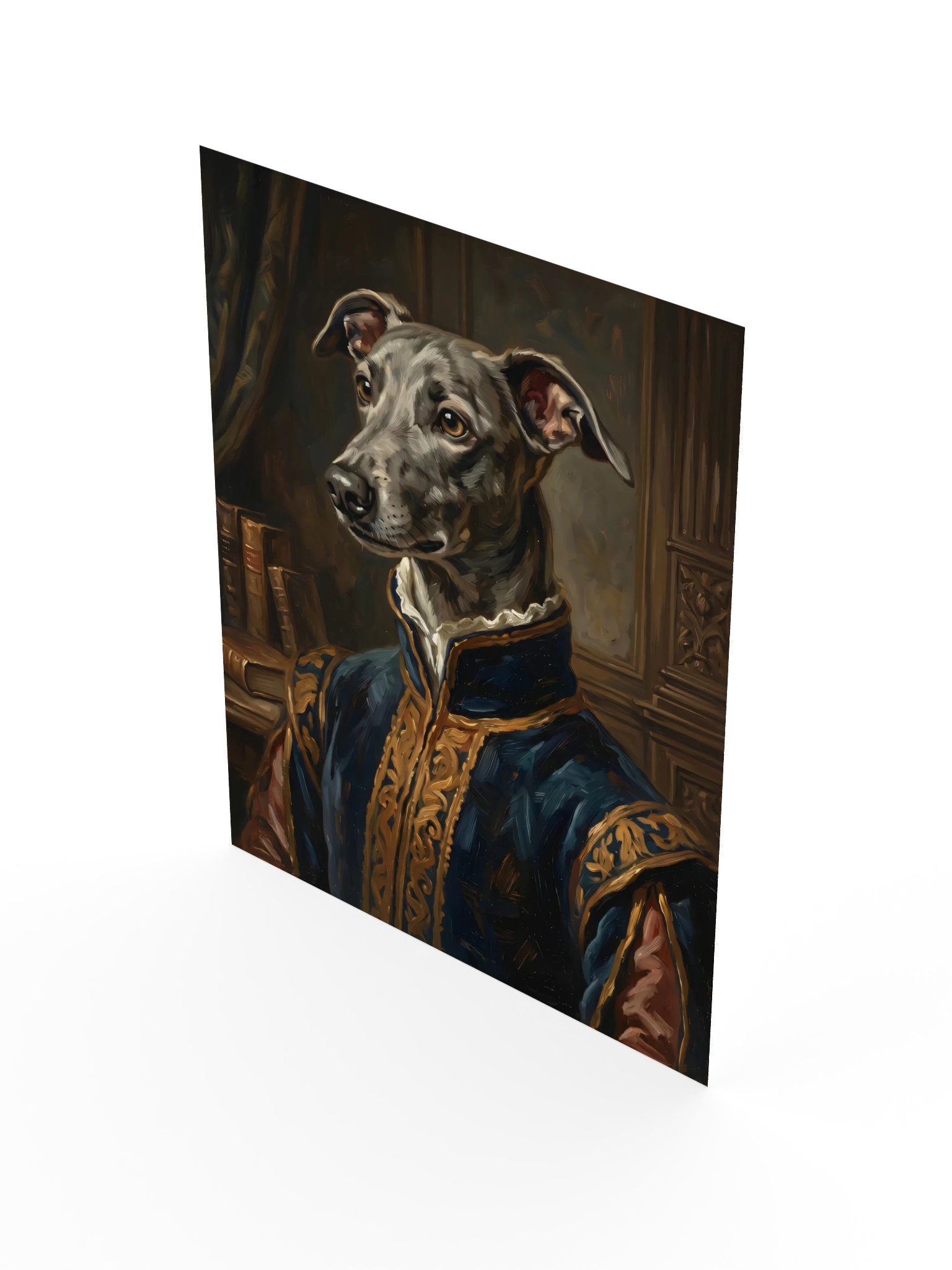 Greyhound in Blue Poster product image (17)