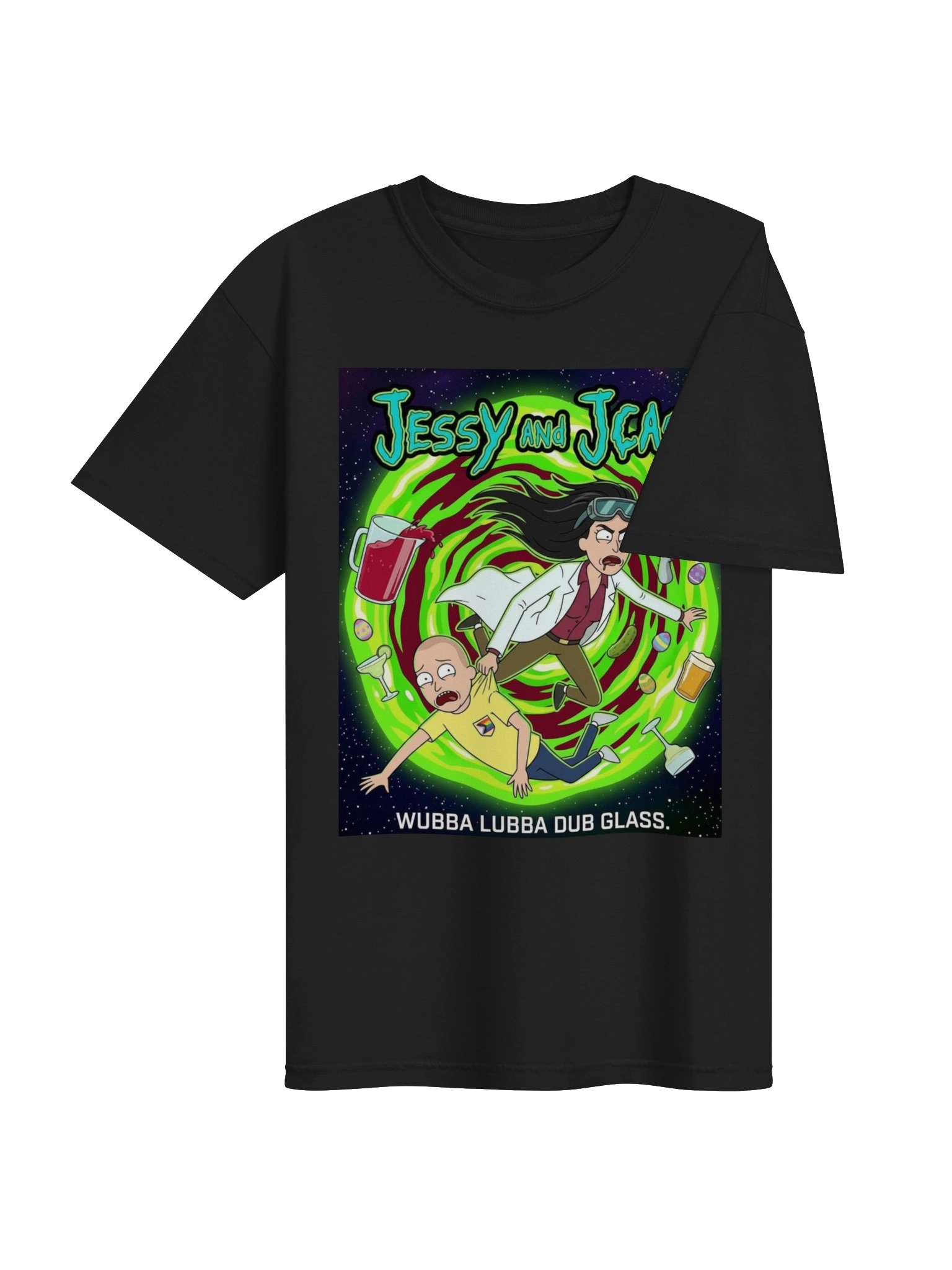 Wubba Lubba Dub Glass: OAGOT Multiverse Heavyweight Tee product image (4)