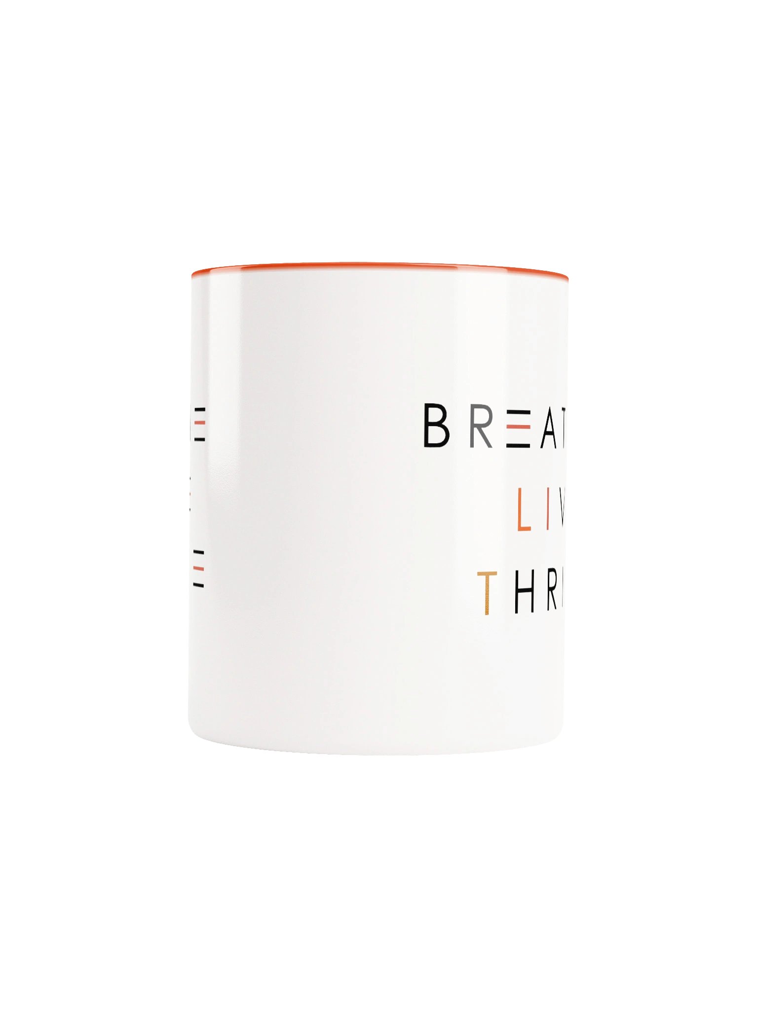 BREATHE. LIVE. THRIVE. 2-TONE MUG / Orange product image (10)
