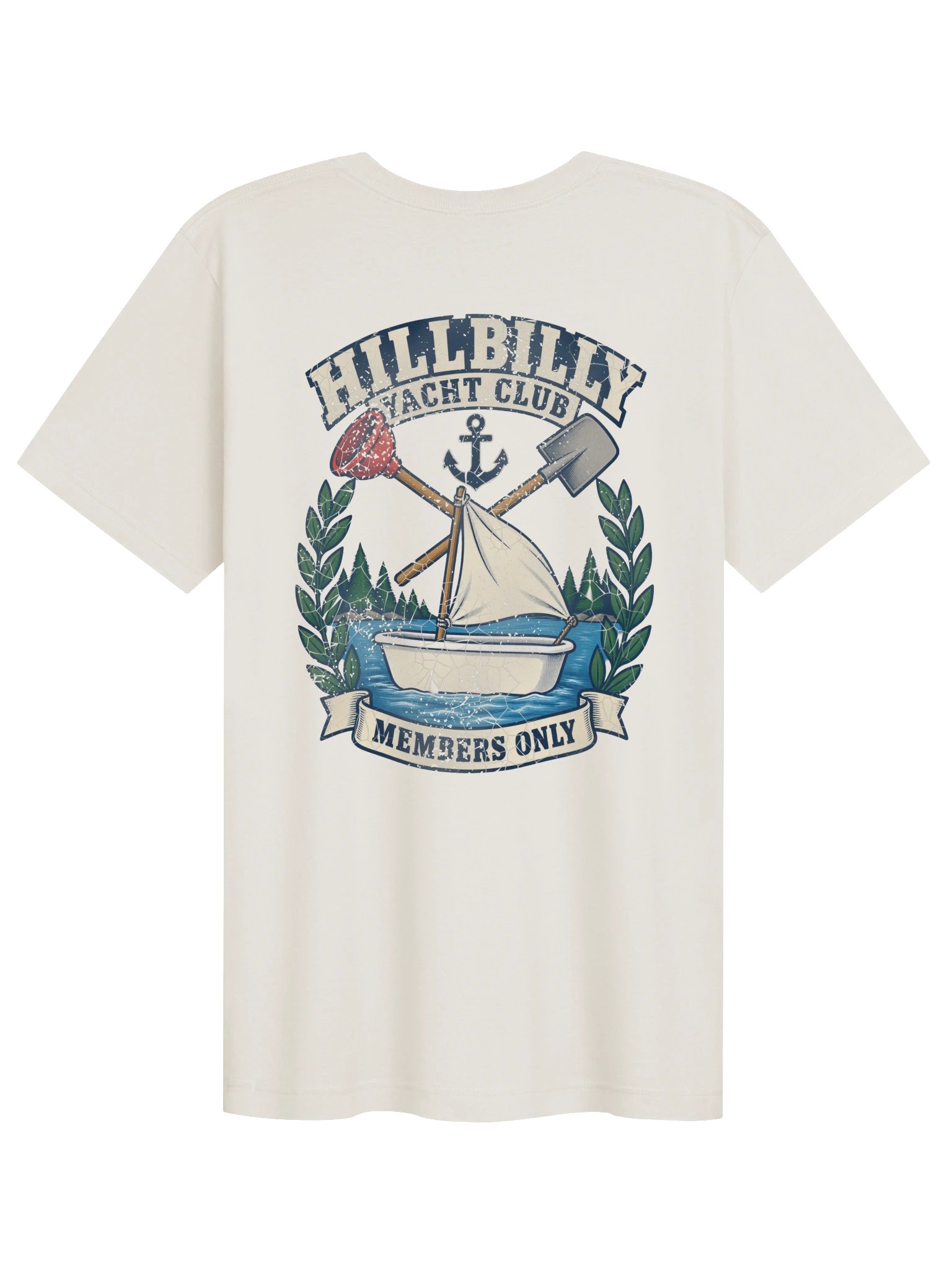Hillbilly Yacht Club - Members Only - Tee product image (4)