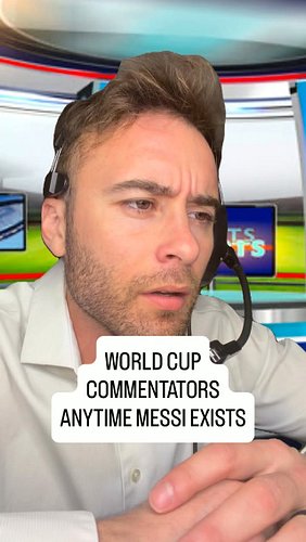 I love Messi as much as the next guy, but the commentators have turned him into a mythical creature who floats above all othe...