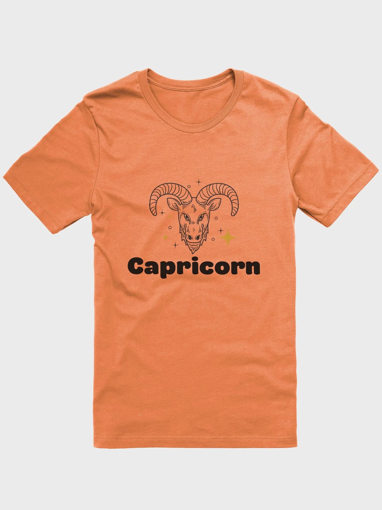 Capricorn Goat T-shirt - Black Writing product image (1)