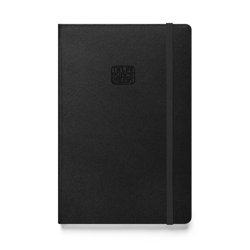 Ninja Robot Black Logo Notebook product image (1)