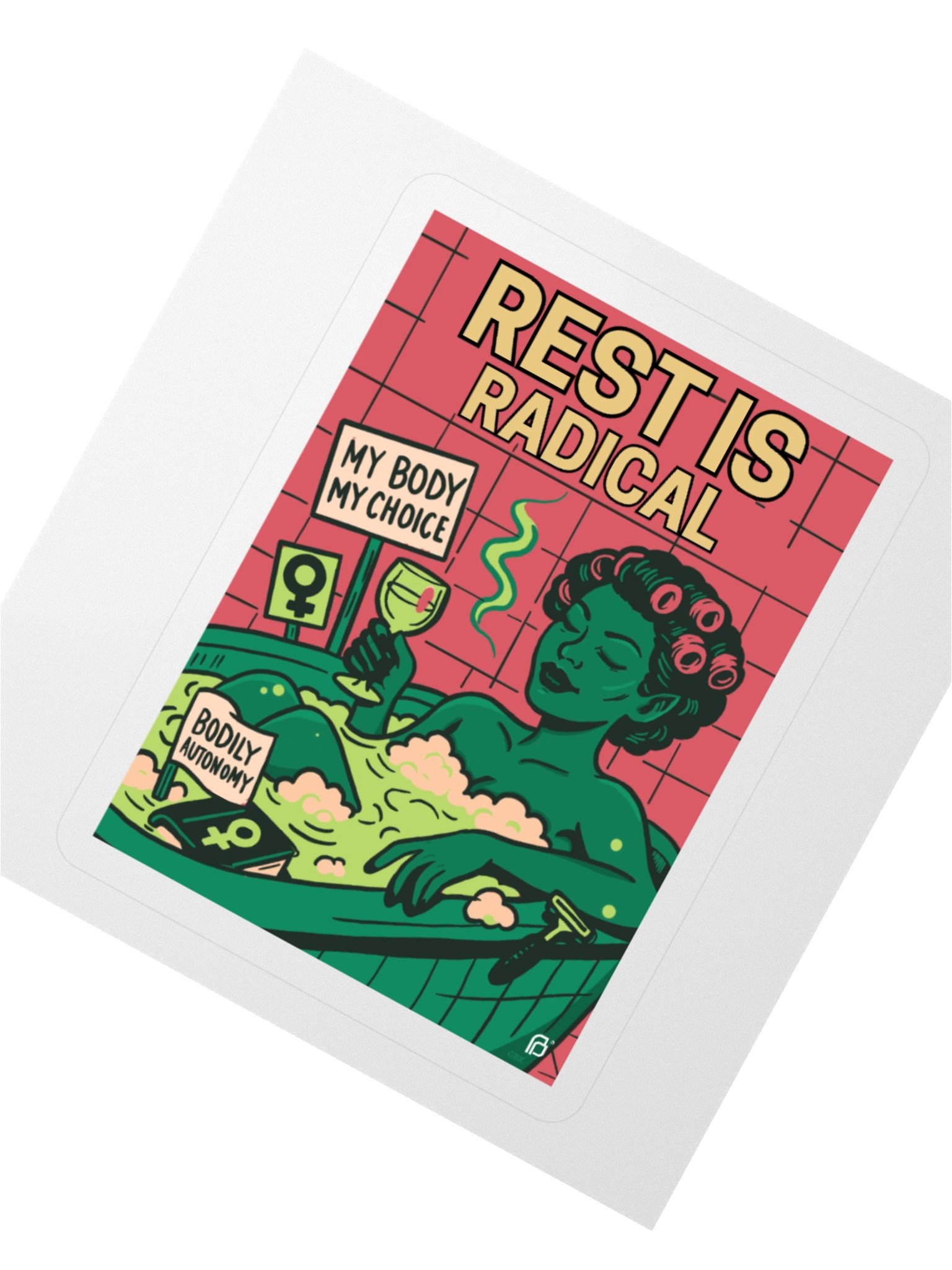 Rest is Radical Sticker product image (2)