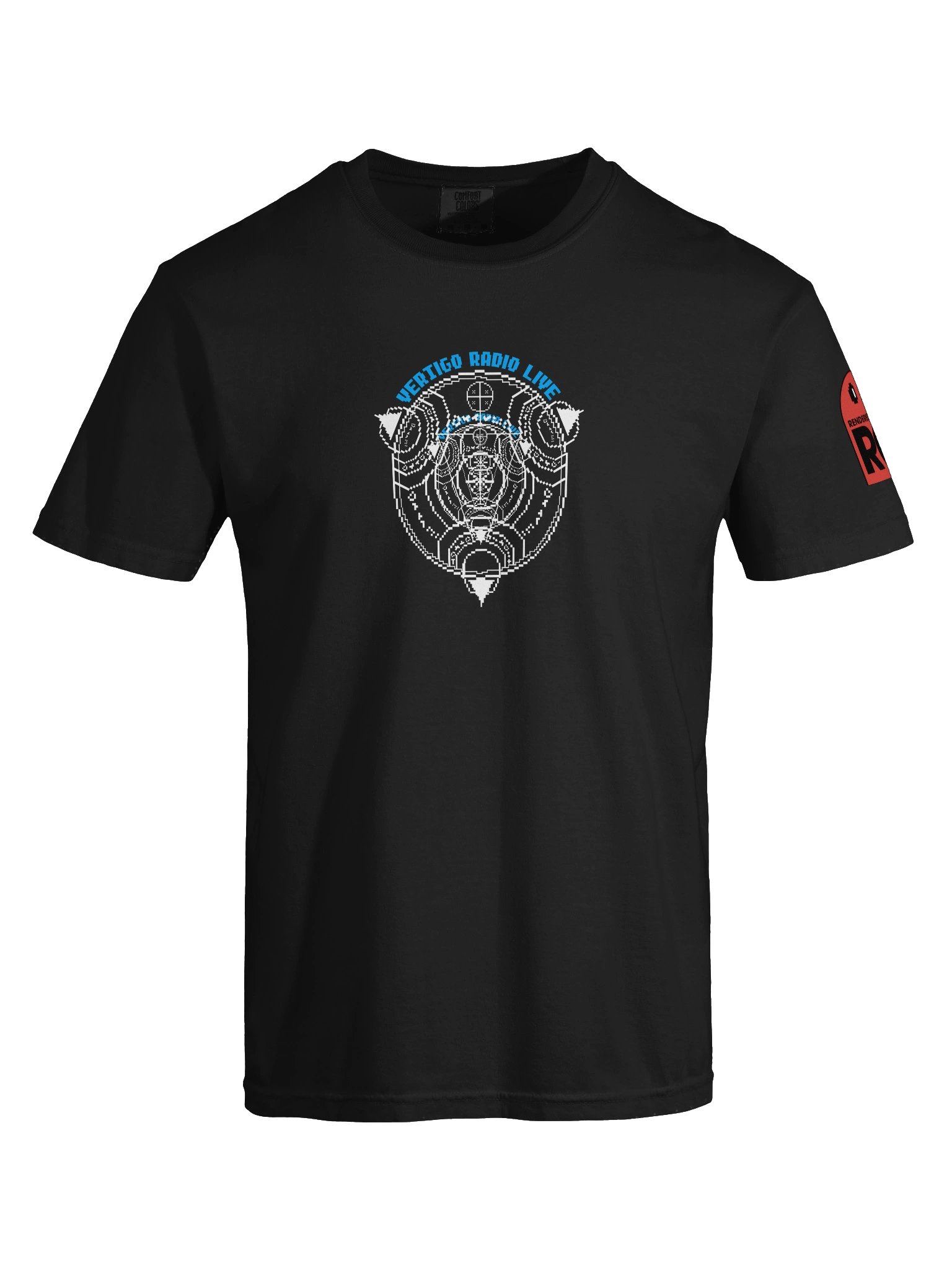 Vertigo Radio Live T-Shirt: Pixel Blue product image (72)