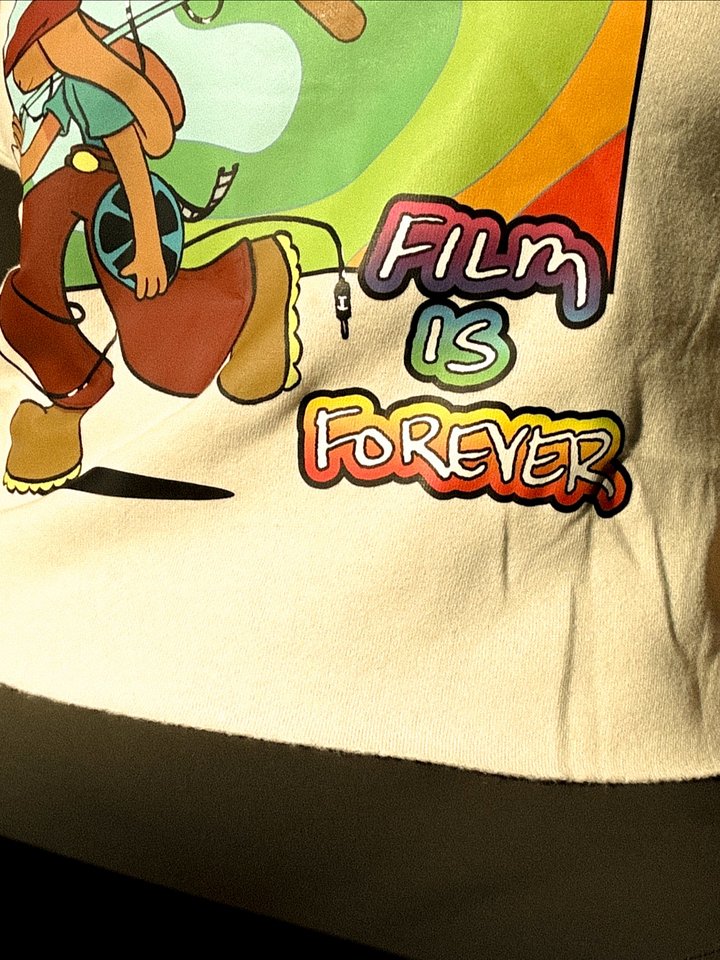 Film Is Forever Crop Hoodie (Rainbow) product image (2)