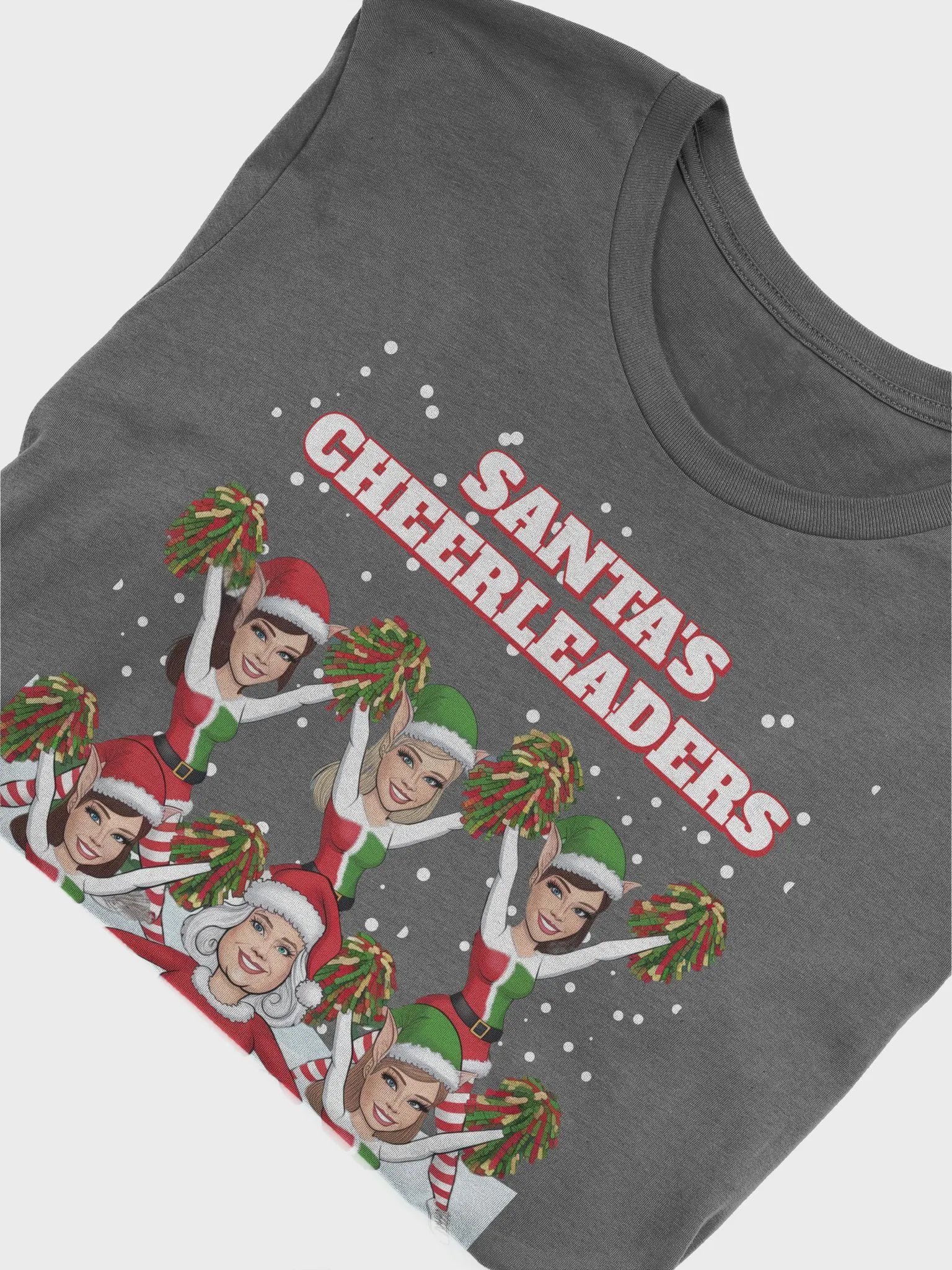 Santa's Cheerleaders Elves Squad T-shirt product image (33)
