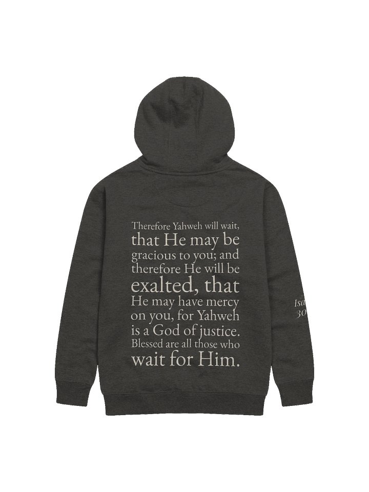 Grace in the Wilderness Hoodie – Isaiah 30:18 \| By Grace Capsule product image (2)