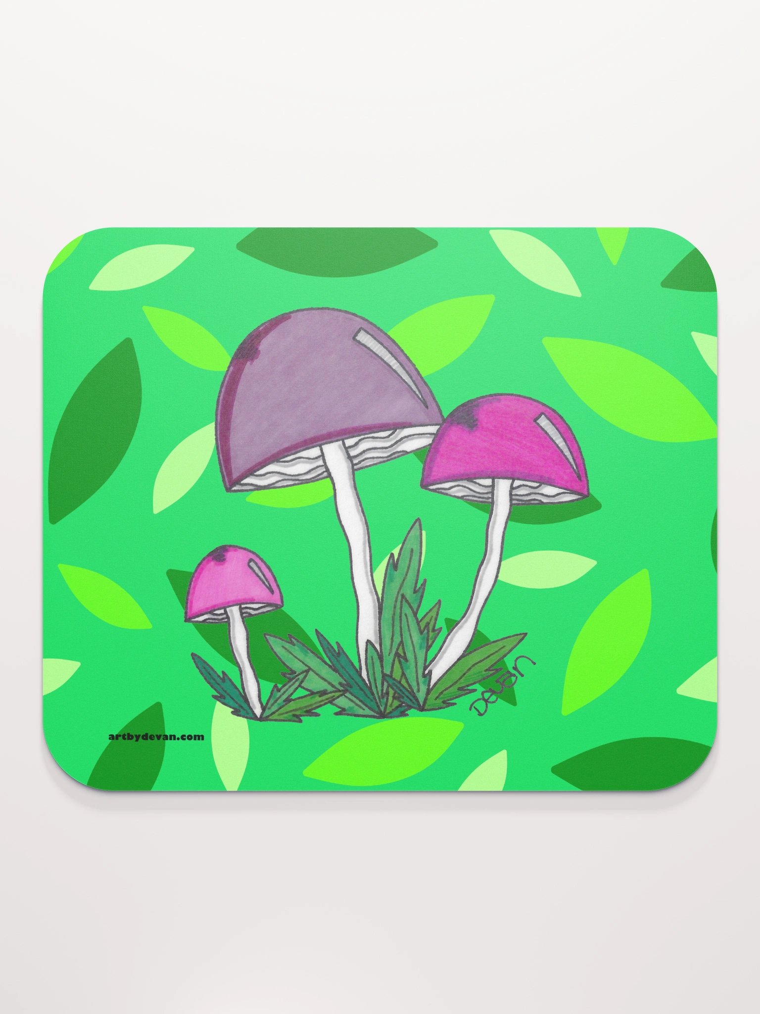 Purple Mushrooms Mousepad product image (2)