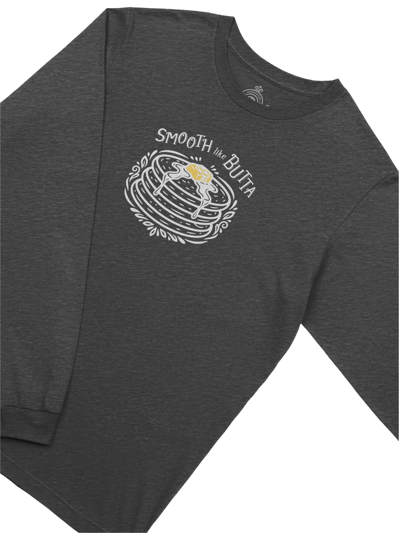 Smooth like Butta long-sleeve tee (dark) product image (9)
