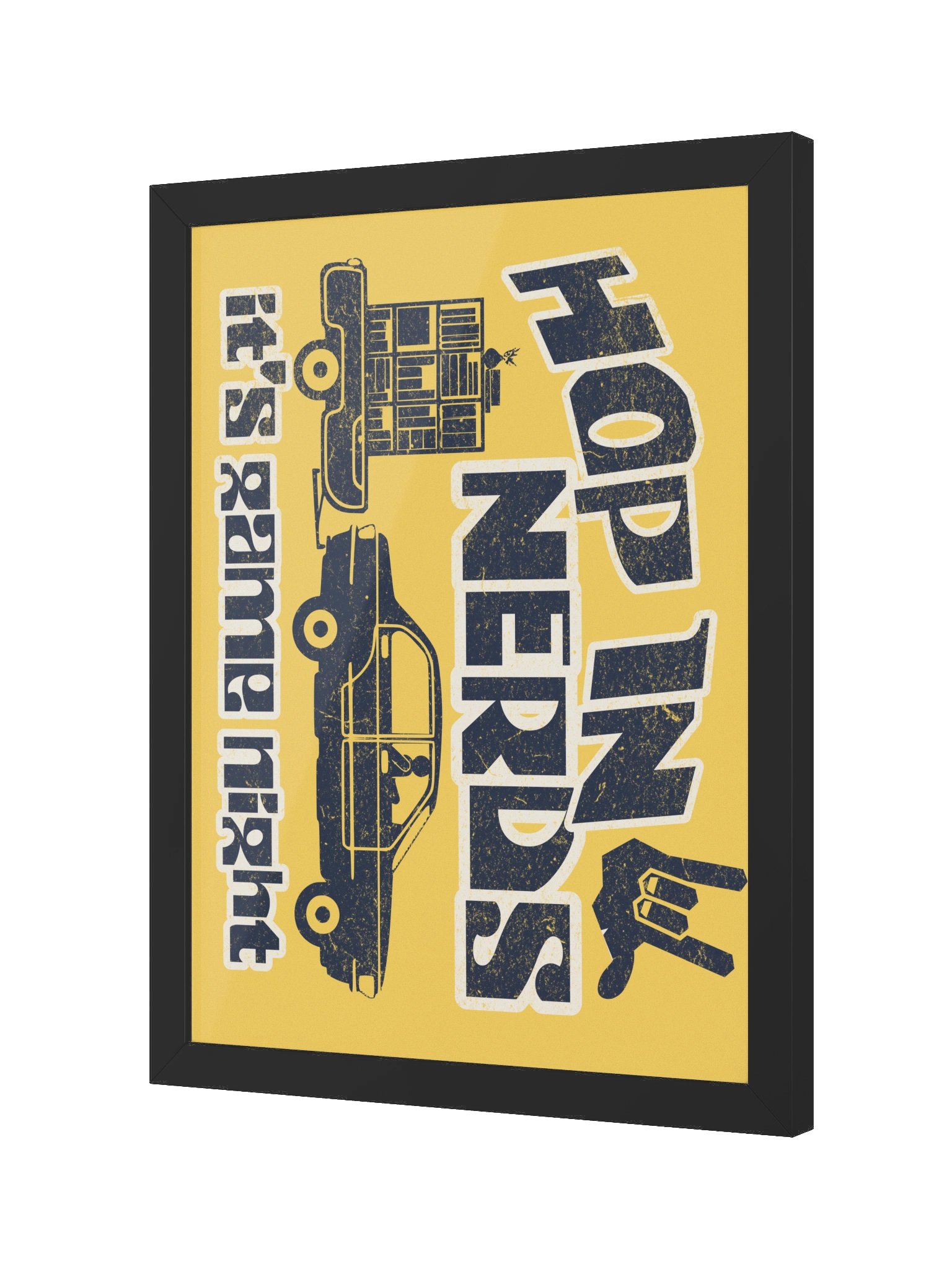 Hop In Nerds It's Game Night Board Game Room Poster - FRAMED product image (2)