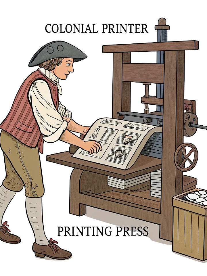 A Colonial American Trades Coloring Book for Kids. product image (1)
