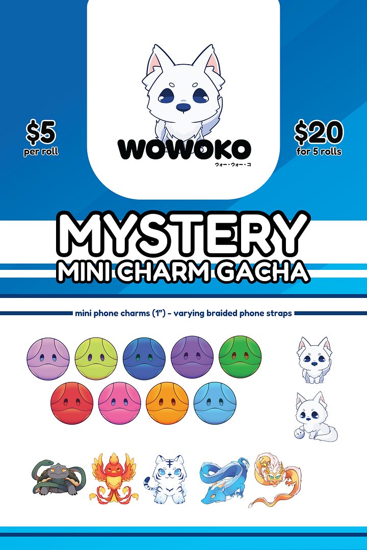 Mystery Mini Charm Gacha - 5 for $20 product image (1)