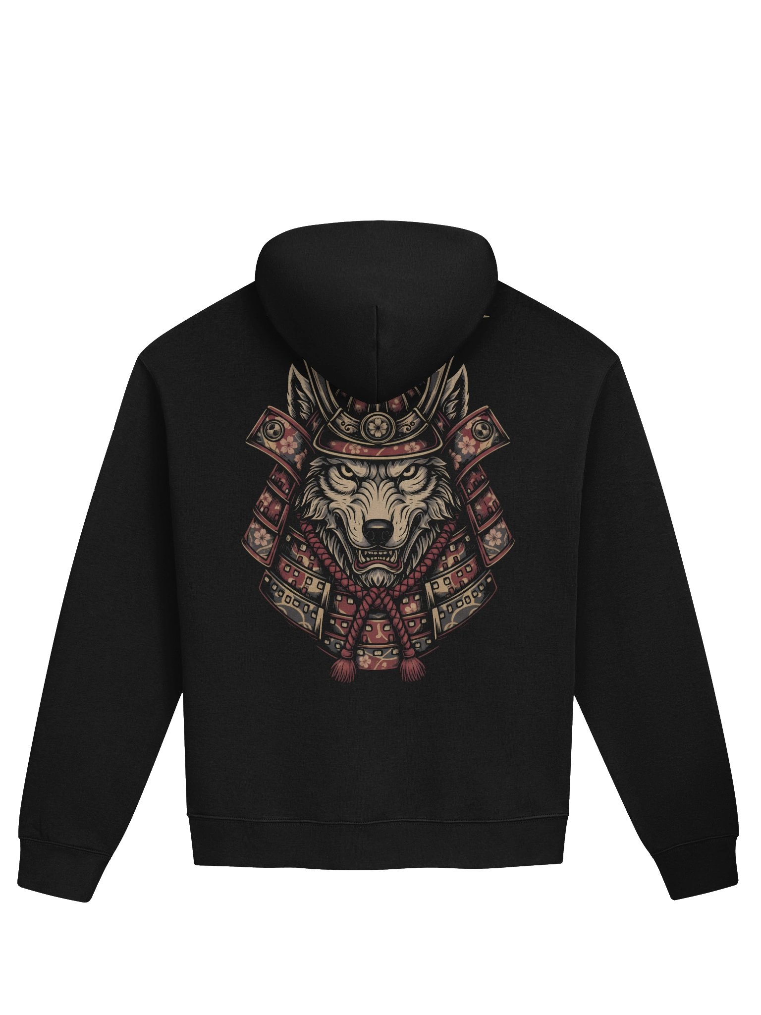 Geometric Wolf Oversized Hoodie product image (1)