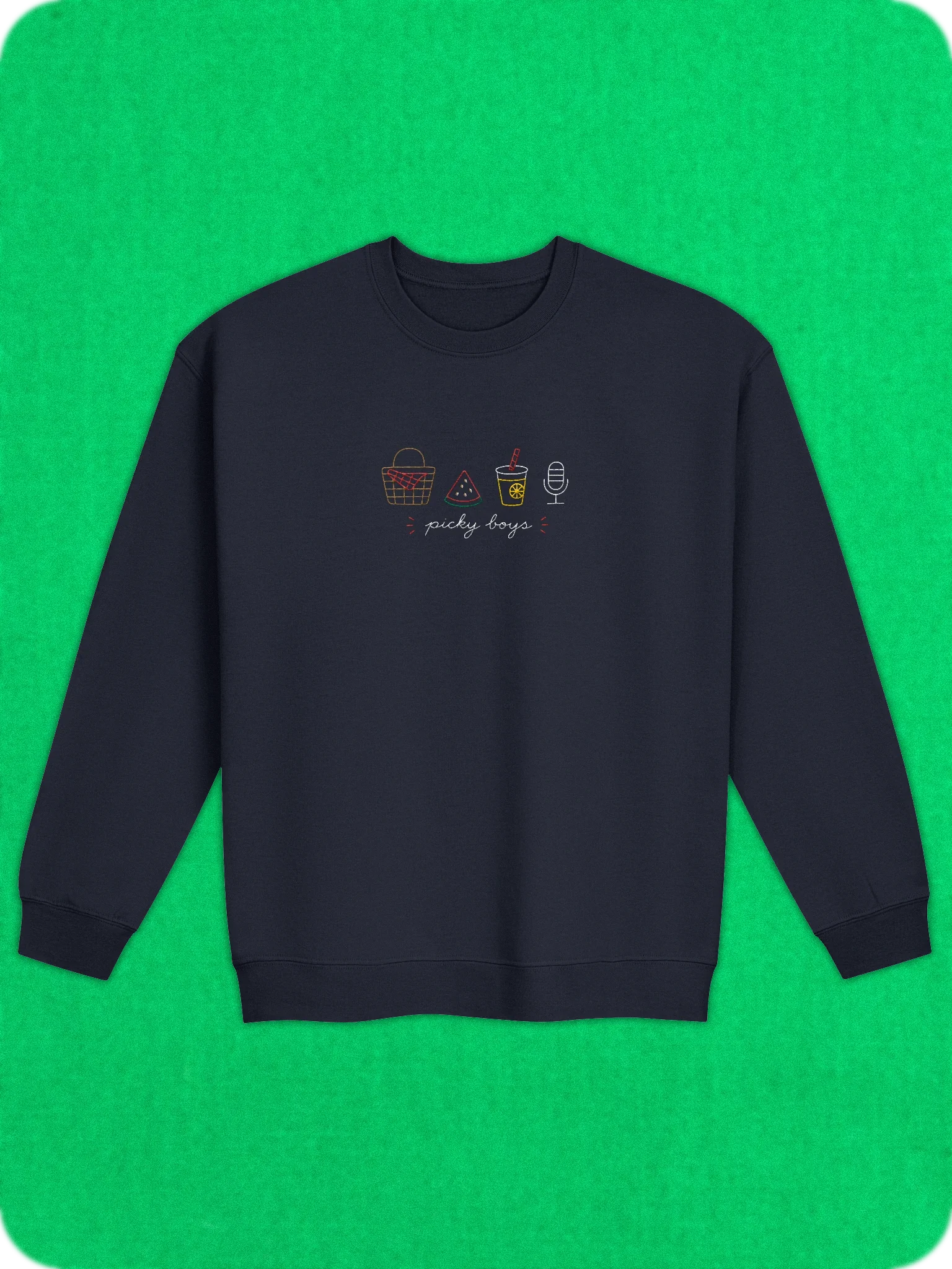 Summer Embroidered Crewneck (7 Colors) product image (5)