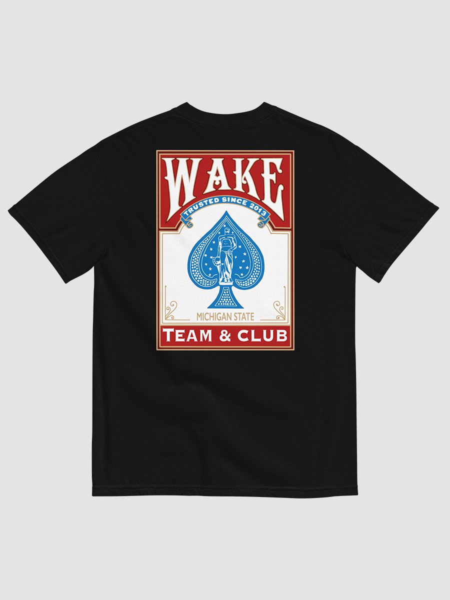 MSU Wake Card Tee (Red) product image (2)