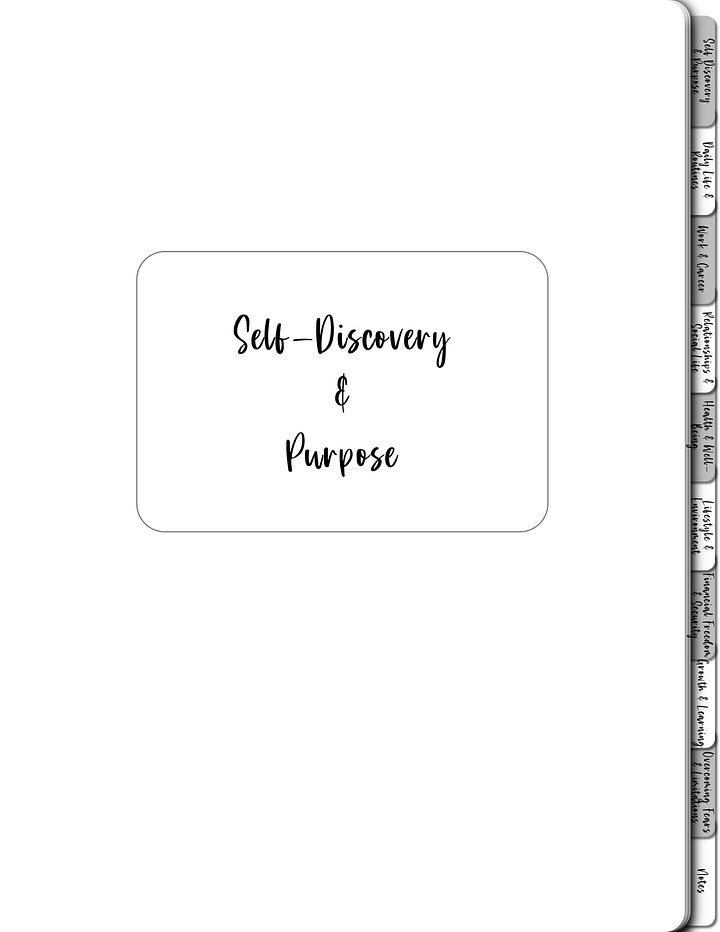 Life’s Purpose Reflection Workbook | A Guided Digital Journal for Self-Discovery & Fulfillment product image (2)