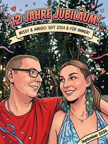 Heute war ein besonderer Tag: 12 Jahre @missesmissy_ und @amigorealinsta 
Auf viele weitere Jahre zusammen!
Wie lange seit ih...